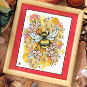 Bee 蜜蜂 十字绣套件 客厅卧室 精准印花