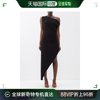 香港直邮NORMA KAMALI 诺玛 卡玛丽 女士不对称针织中长连衣裙