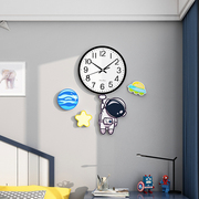 儿童房墙面装饰卧室书房钟表画布置电视背景墙设计客厅氛围感用品
