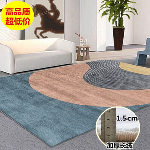 客厅沙发茶几地毯加厚仿羊绒腈纶毛简约北欧轻奢现代卧室床边地垫