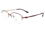 纯钛镜架超轻半框女款白领，近视镜框配眼镜5455