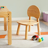 儿童椅子实木小木凳家用结实防滑小板凳创意靠背矮凳多功能小椅子