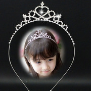 儿童头饰公主韩式女童，发夹发饰发箍王冠生日表演儿童节礼物