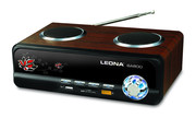 leona宝珀sa800桌面木质mp3插卡音箱，fm收音机复古华丽高贵u盘播放