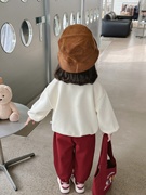 女童秋季套装2023休闲儿童装运动卫衣洋气女宝宝春秋款两件套