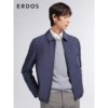 ERDOS 男装夹克秋冬翻领拉链商务气质外套短款简约上衣挺括有型