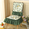 欧式田园餐椅垫美式乡村椅子，垫坐垫复古轻奢高级氛围感椅背巾套罩