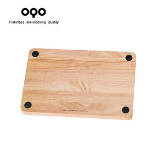 OQO欧克欧橡胶木方板菜板橡木菜板砧板木菜板