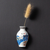 中国风红楼梦青花陶瓷花瓶磁性冰箱贴创意家居装饰品送老外