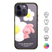 香港Casetify  PINK FLOWER粉色兔子适用iPhone14/13/12/Pro/Max手机壳