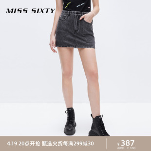 补单Miss Sixty牛仔裙裤女百搭美式复古辣妹风性感百搭