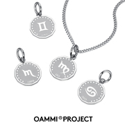 OAMMI2022年星座硬币吊坠项链男女小众设计感中性卫衣项链