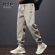 jeep吉普裤子男款，夏季新薄款男士休闲裤潮流，百搭宽松运动男生卫裤