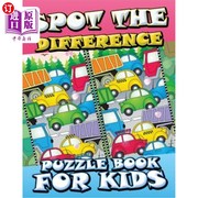 海外直订Spot the Difference Puzzle Book for Kids 找不同儿童益智书