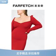 finalsaleazfactory女士mybody蓬松肩部连衣裙，farfetch发发