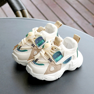 宝宝鞋儿童软底休闲鞋2岁婴幼儿学步鞋男童防滑运动鞋女宝宝网鞋