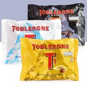 toblerone三角巧克力黑巧牛奶，白巧迷你独立袋装喜糖零食糖果200g