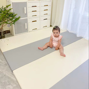 宝宝加厚pu爬行垫婴儿童，客厅拼接地垫，环保折叠游戏防摔爬爬垫定制