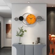 钟表客厅轻奢现代简约时钟挂墙家用餐厅装饰壁画时尚创意挂钟