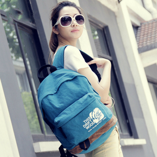 《双11》漂流木帆布包女韩版潮双肩包背包旅行包休闲学生书包