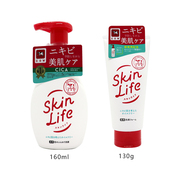 新版cow牛乳石碱祛痘泡沫洗面奶130g  skinlife控油男女洁面160ml