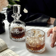 ins风欧式冷萃咖啡可叠玻璃杯，威士忌酒杯果酒瓶，杯壶套装冷泡茶杯