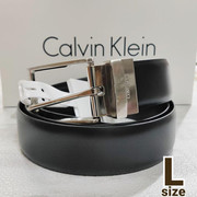 Calvin Klein CK男士腰带商务休闲平滑针扣双扣皮带礼盒套装礼物