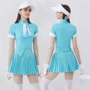 高尔夫女士服装女短袖上衣网球套装运动T恤韩版GOLF球服衣服裙子