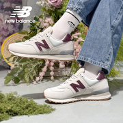 New Balance NB574系列女鞋新年红复古跑步休闲运动鞋WL574RCF