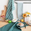 茶巾套装全棉厨房巾，厨房沥水家用餐巾，北欧风格餐桌