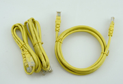50条一包网络跳线成品机房黄色灰色，8芯短网线带水晶头11.5米