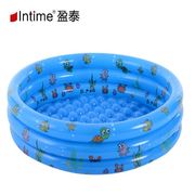 盈泰三环充气圆形游泳池儿童戏水池家用婴儿加厚充气泳池