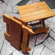 楠竹小板凳小方凳子圆凳靠背椅实木质折叠椅子矮凳儿童餐椅凳时尚