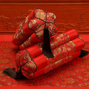 中式沙发靠垫红木罗汉床垫子实木坐垫腰枕抱枕飘窗垫含芯