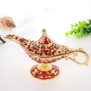 阿拉丁神灯创意，复古居家桌面摆件欧式金属工艺品装饰品阿拉伯