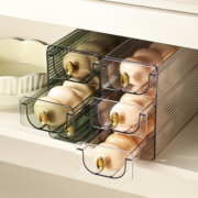 鸡蛋收纳盒手提式鸡蛋盒，厨房冰箱置物架专用侧门，鸡蛋架放鸡蛋神器