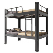 架子床上下铺铁床双层床成人钢架上下床宿舍学生儿童高低床铁艺
