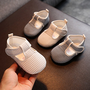男宝宝鞋子春秋季小童手工，布鞋婴儿学步鞋软底10女1岁婴幼儿8个月