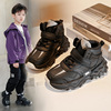 男童棉鞋2023秋冬中大童保暖儿童运动鞋，加绒舒适二棉男童鞋子