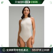 香港直邮潮奢lululemon女士，wundermostnulu软高领无袖连体衣