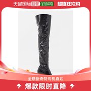 香港直邮KHAITE 女士Marfa 鳄鱼纹质感皮质过膝靴子
