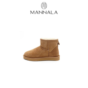 MANNALA丨澳洲进口羊毛真羊皮毛中筒/低筒雪地靴 Q0033