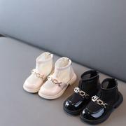 巴拉柆韩系女童鞋子2024夏季透气软底韩版网靴女宝
