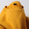 340g重磅厚实圆领长袖t恤卫衣叠穿纯色，姜黄色(姜黄色，)纯棉白色男士上衣女