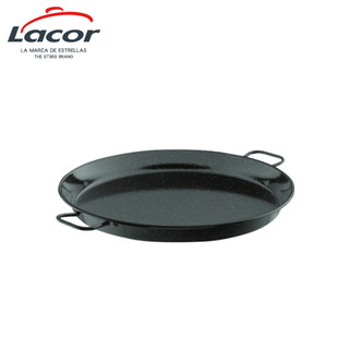 LACOR西班牙原产进口搪瓷海鲜饭锅双耳平底锅电磁炉燃气灶专