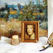 欧式艺术复古相框摆台弗里达，油画框美式装饰挂画6寸7寸10寸摆件