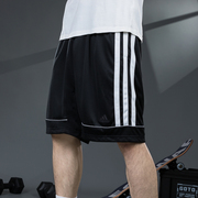 阿迪达斯篮球短裤男夏季速干运动裤梭织透气训练五分裤gu0739