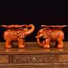 红木大象摆件花梨木雕大s象换鞋凳子中式客厅装饰实木对象凳工艺