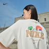 Nike耐克SPORTSWEAR女T恤夏季印花宽松纯棉针织棉HF6180
