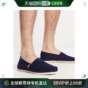 香港直邮潮奢 Toms 汤姆 男士Toms Alpargata 帆布面凉鞋(海军蓝)